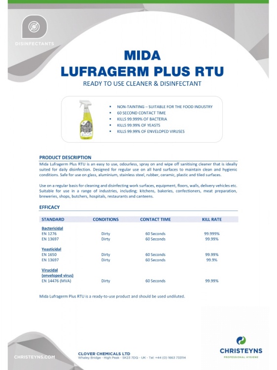 Clover Chemicals Lufragerm Plus RTU (283)